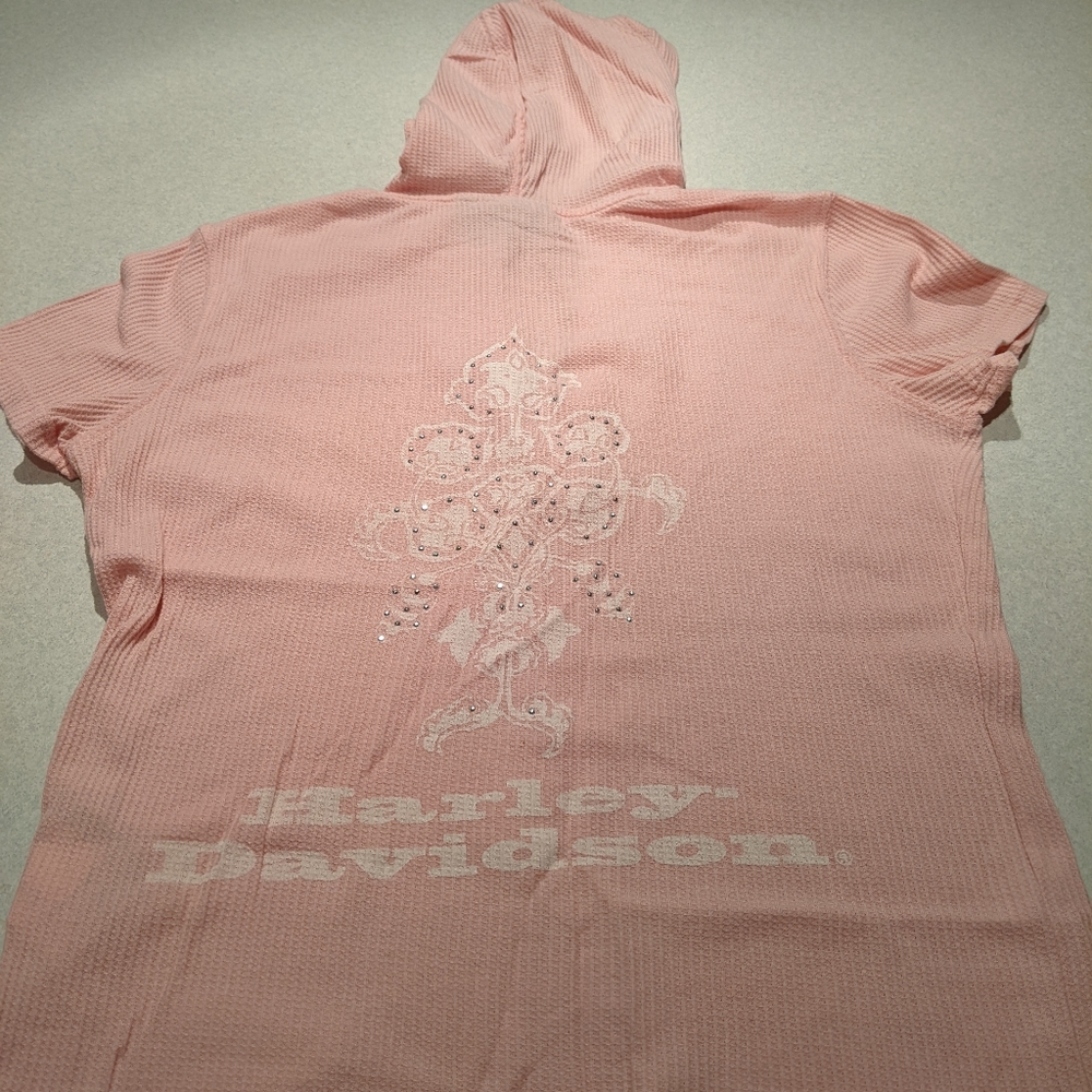 Harley Davidson Pink Short Sleeve (Like new) - Size M